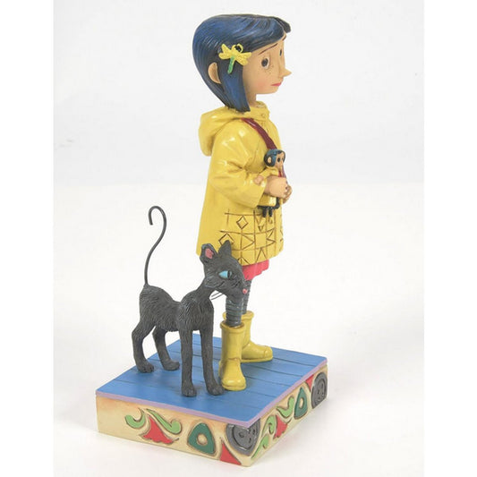 Coraline in Yellow Raincoat by Jim Shore Statue official alternate product view