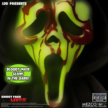 Load image into Gallery viewer, LDD Present Ghost Face Bloody Glow-in-the-Dark Edition 10-Inch Doll - Entertainment Earth Exclusive
