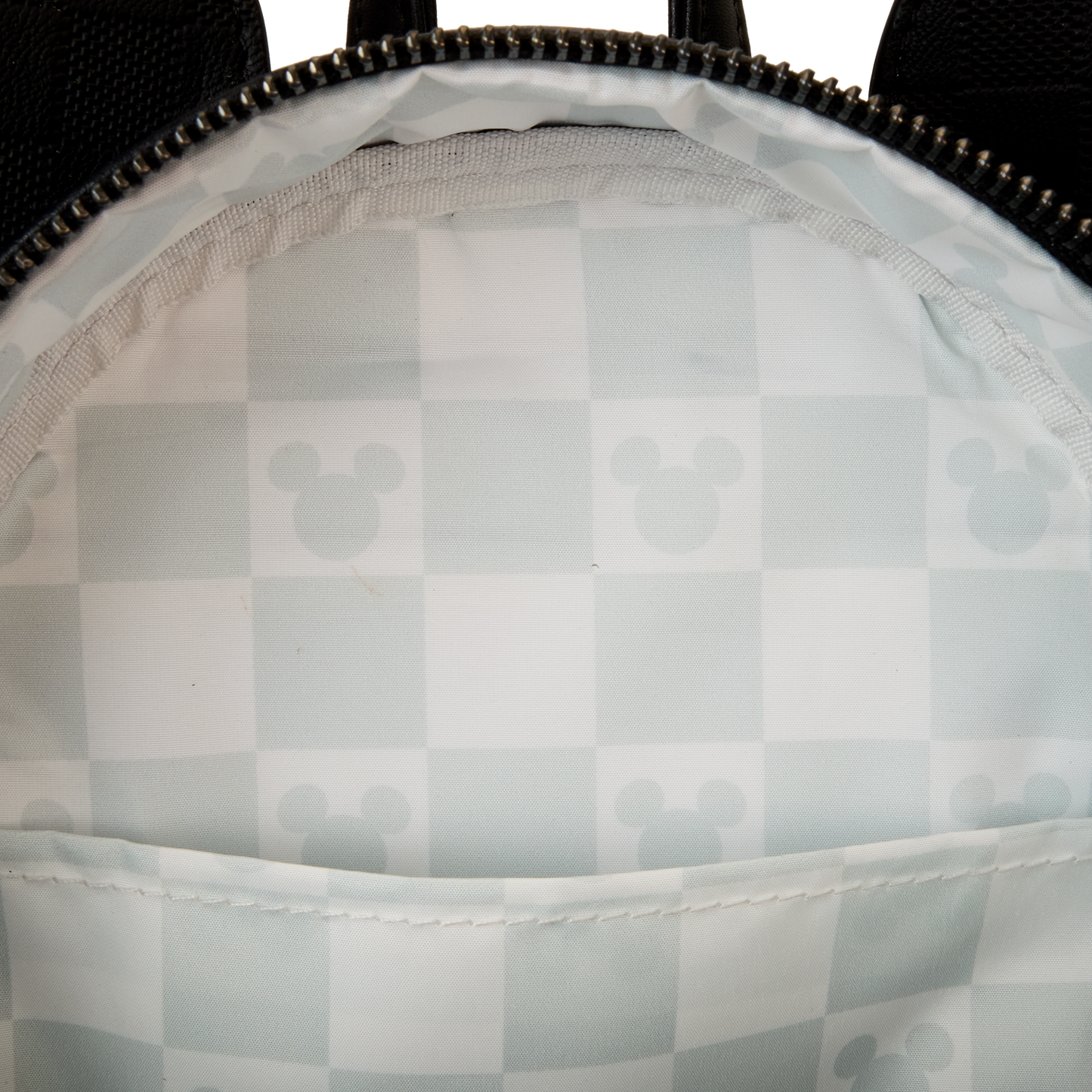Disney Mickey Ear Checkerboard Mini Backpack - Loungefly official gallery view 7