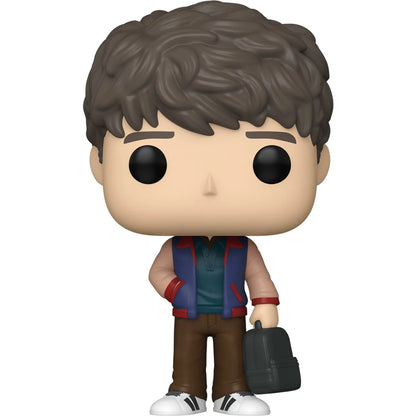 Stranger Things Season 5 Will Byers Funko Pop! Vinyl Figure #1786 shown out of the box from the front, holding a dark bag