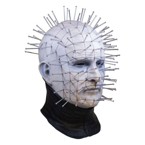 Hellraiser Pinhead latex mask right-side angle