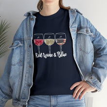 Load image into Gallery viewer, Red Wine &amp; Blue Tee
