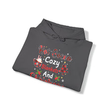 Load image into Gallery viewer, Hot Cocoa &amp; Cozy Blankets Hooded Sweatshirt
