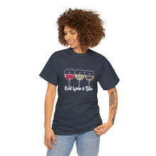 Load image into Gallery viewer, Red Wine &amp; Blue Tee
