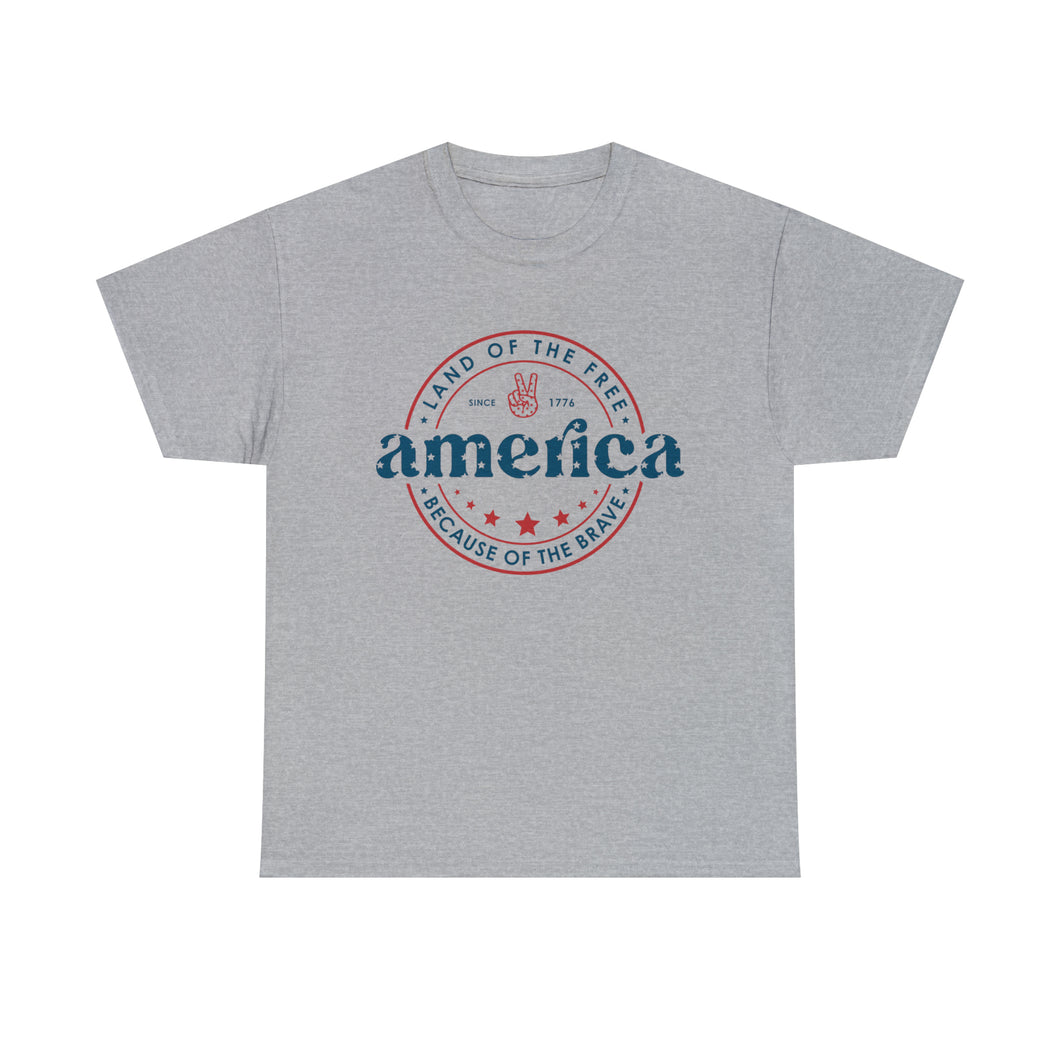 America Land of the Free Tee