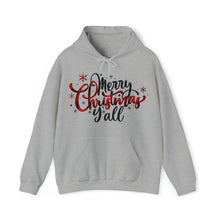 Load image into Gallery viewer, Merry Christmas Y&#39;all Hooded Sweatshirt
