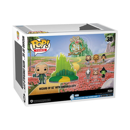The Wizard of Oz 85th Anniversary Wizard of Oz with Emerald City Funko Pop! Town #38 official product gallery view 3