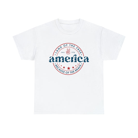 America Land of the Free Tee