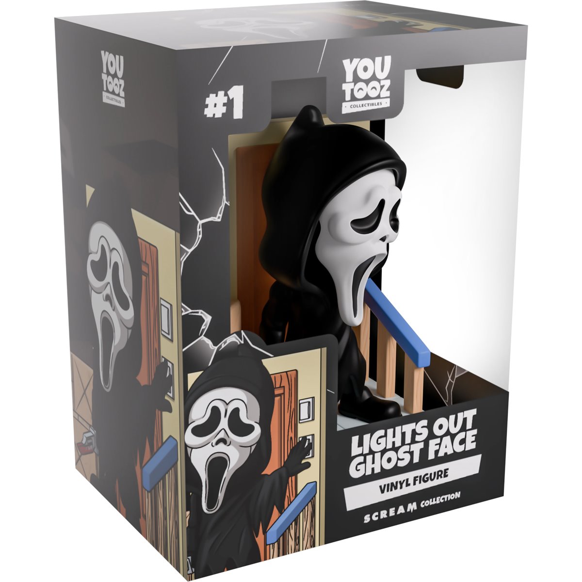 Scream Collection Ghost Face Lights Out Vinyl Figure #1