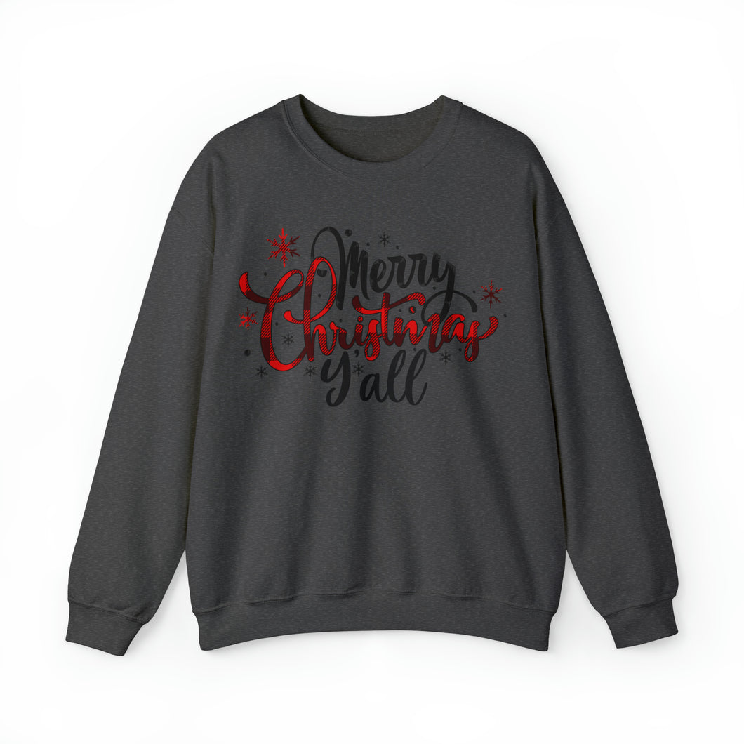 Merry Christmas Y'all Sweatshirt