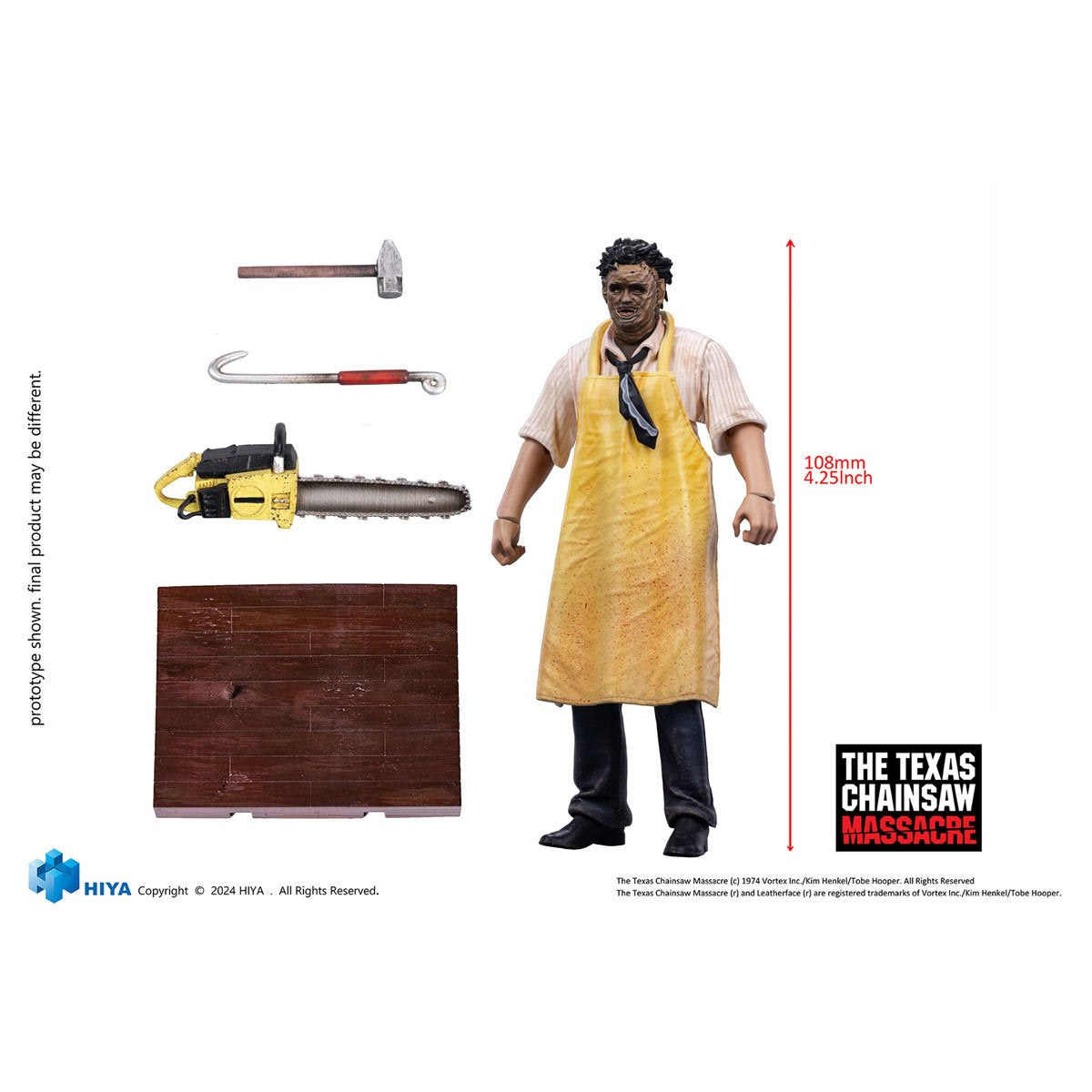 Texas Chainsaw Massacre 1974 Leatherface Mask Standard Ver. Exquisite Mini 1:18 Scale Action Figure official product gallery view 8