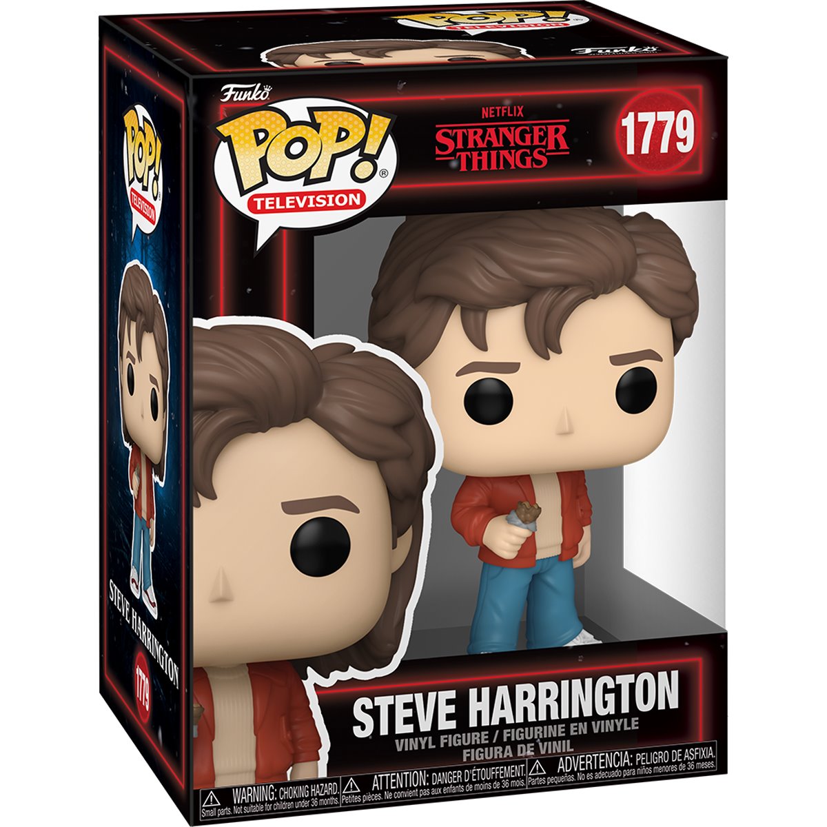 Stranger Things Season 5 Steve Harrington Funko Pop! Vinyl Figure #1779 official alternate product view