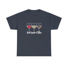 Load image into Gallery viewer, Red Wine &amp; Blue Tee
