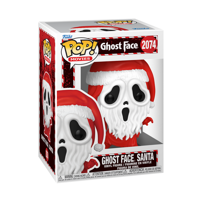 Ghost Face Santa Horror Holiday Funko Pop! Vinyl Figure #2074 official alternate product view