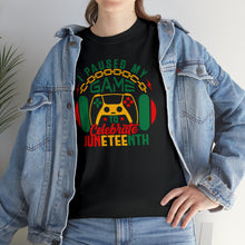 Load image into Gallery viewer, Juneteenth I Paused My Game Tee
