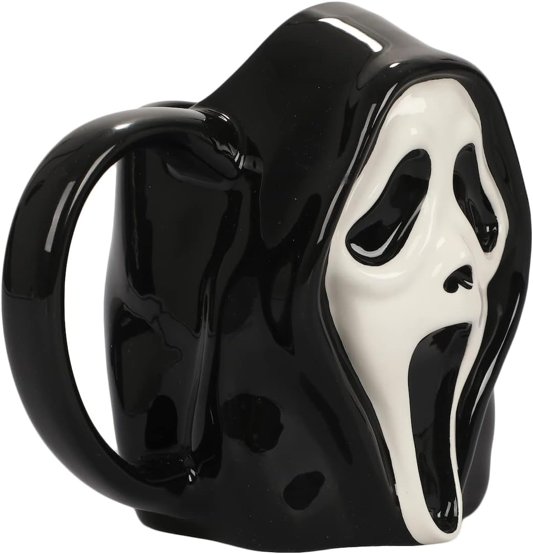 Ghost Face Sculpted Ceramic 16oz. Mug