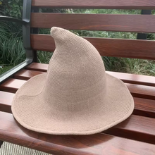 Load image into Gallery viewer, Knitted Witch Hat
