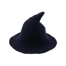 Load image into Gallery viewer, Knitted Witch Hat
