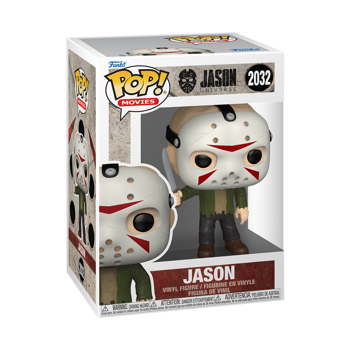 Jason Universe Jason Funko Pop! Vinyl Figure #2032 window display box three-quarter view