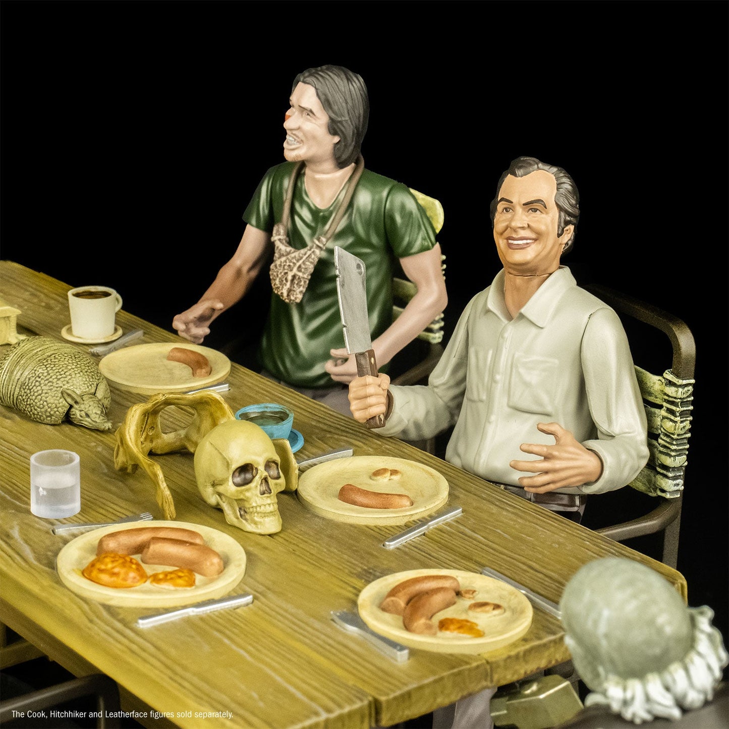 The Texas Chainsaw Massacre 5-Inch Action Figure and Dinner Scene Playset official alternate product view