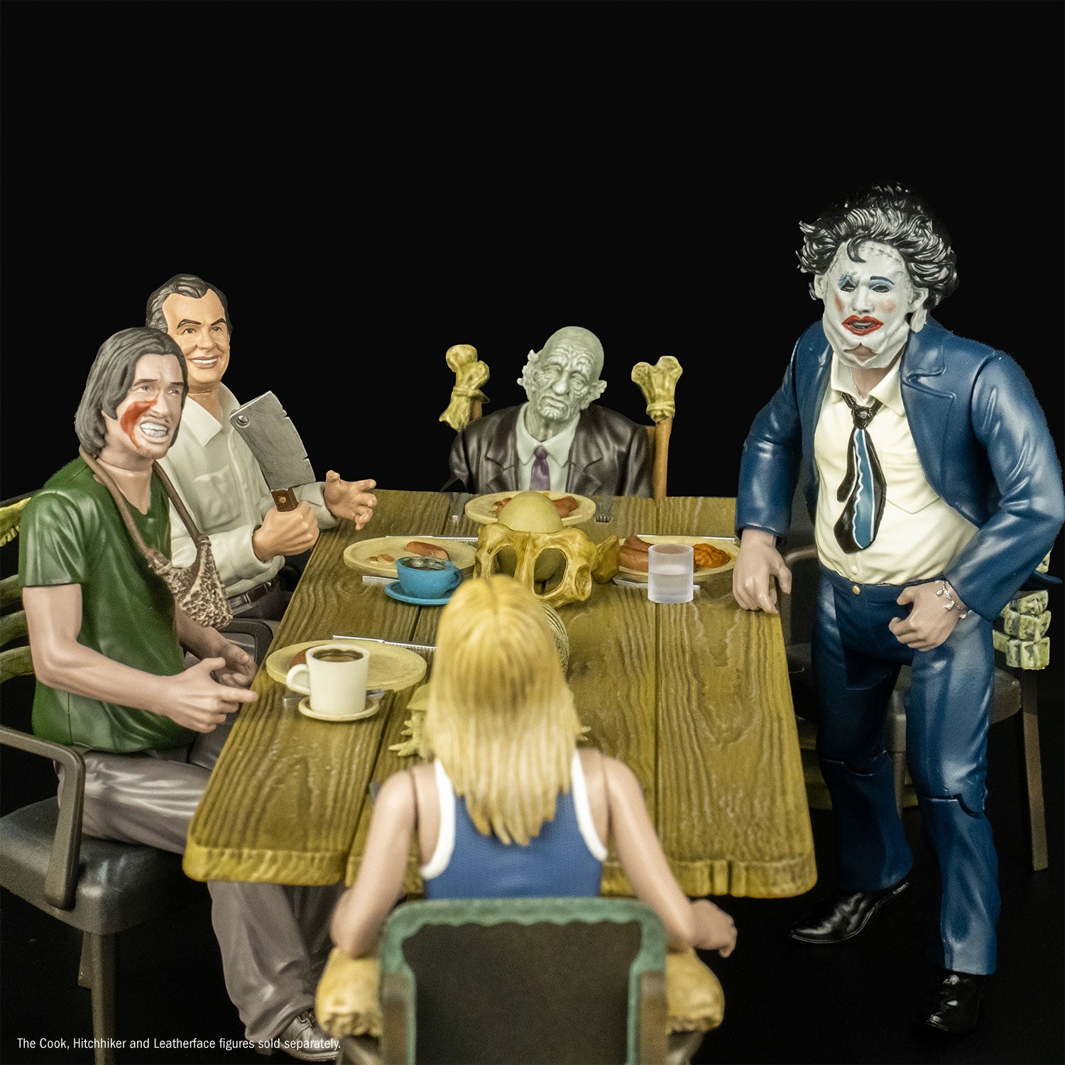 The Texas Chainsaw Massacre 5-Inch Action Figure and Dinner Scene Playset official product gallery view 5