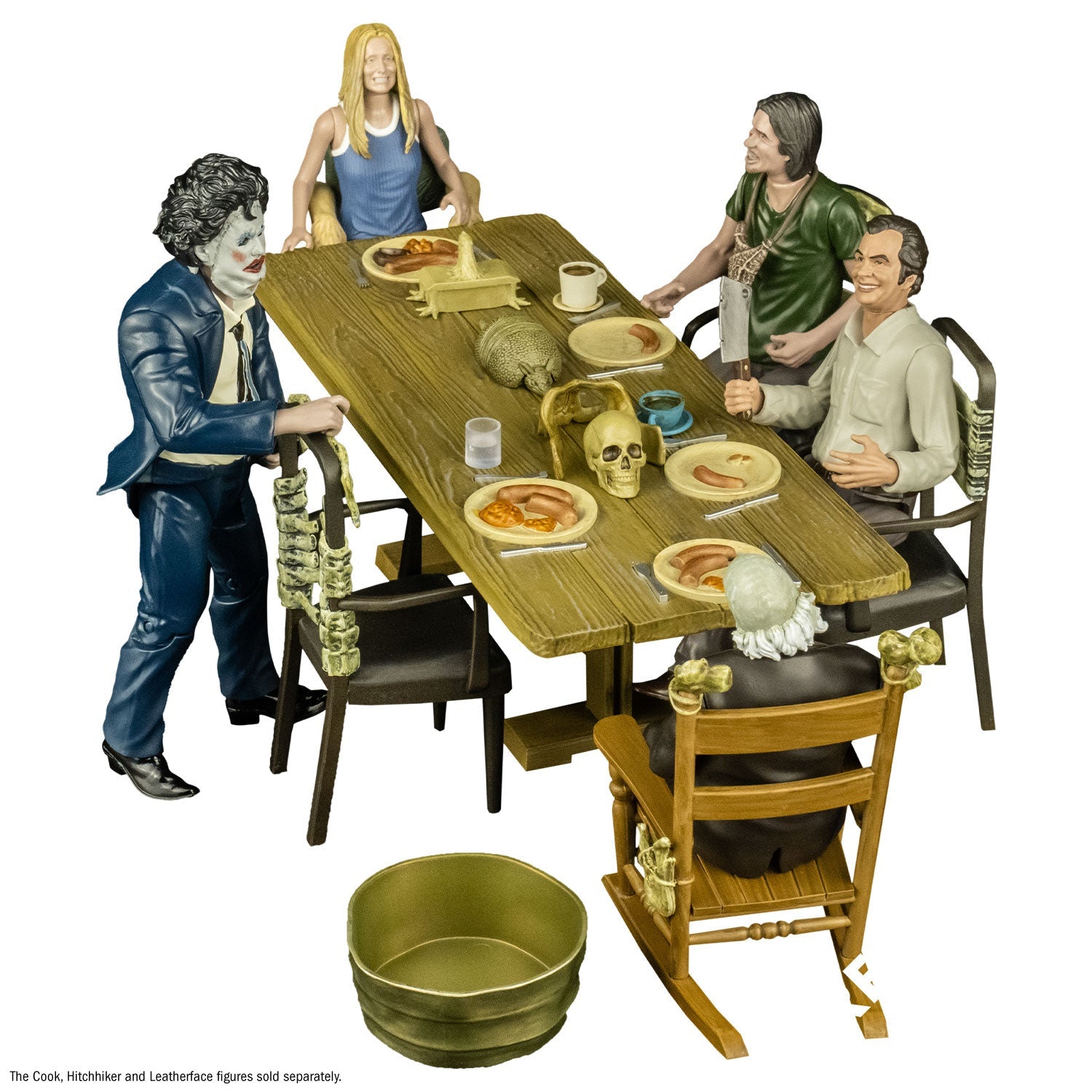 The Texas Chainsaw Massacre 5-Inch Action Figure and Dinner Scene Playset official product gallery view 4