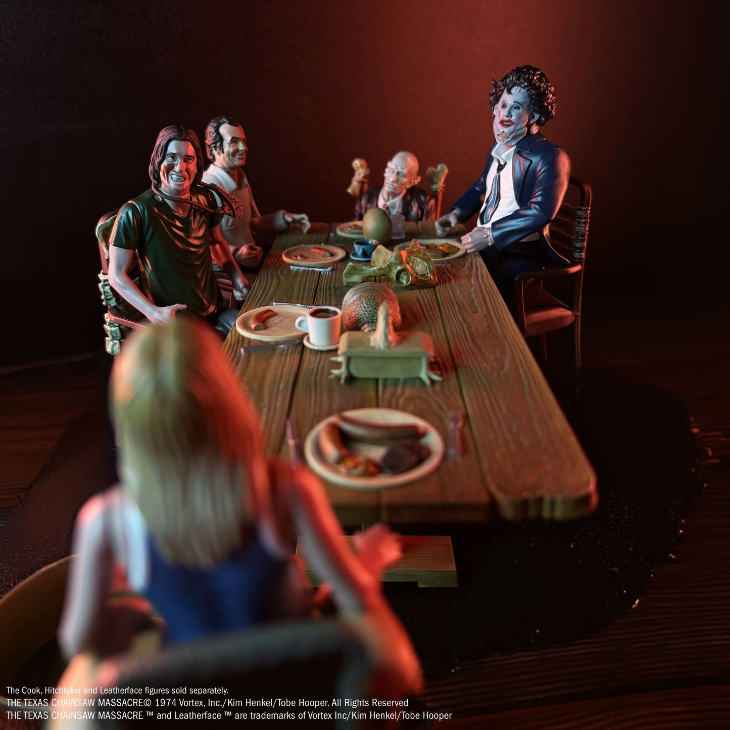 The Texas Chainsaw Massacre 5-Inch Action Figure and Dinner Scene Playset primary product image