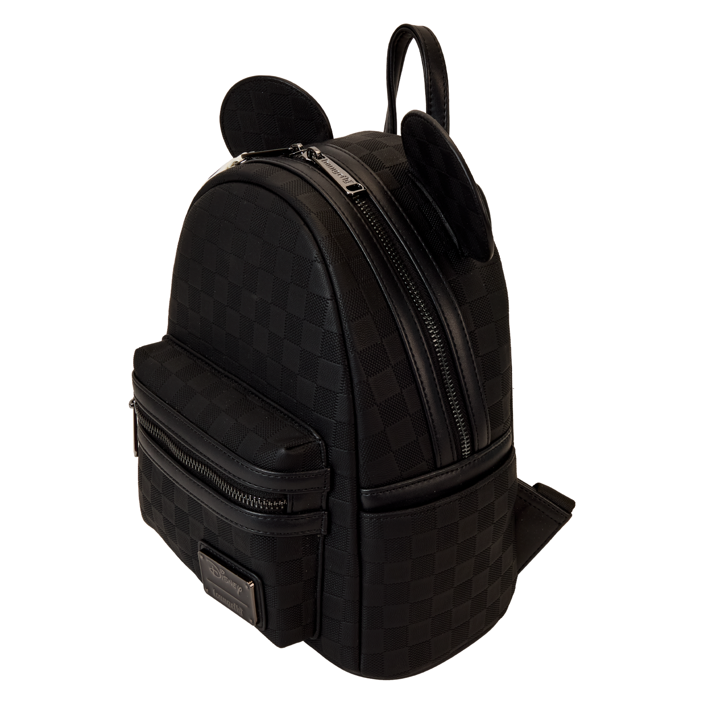 Disney Mickey Ear Checkerboard Mini Backpack - Loungefly official gallery view 4
