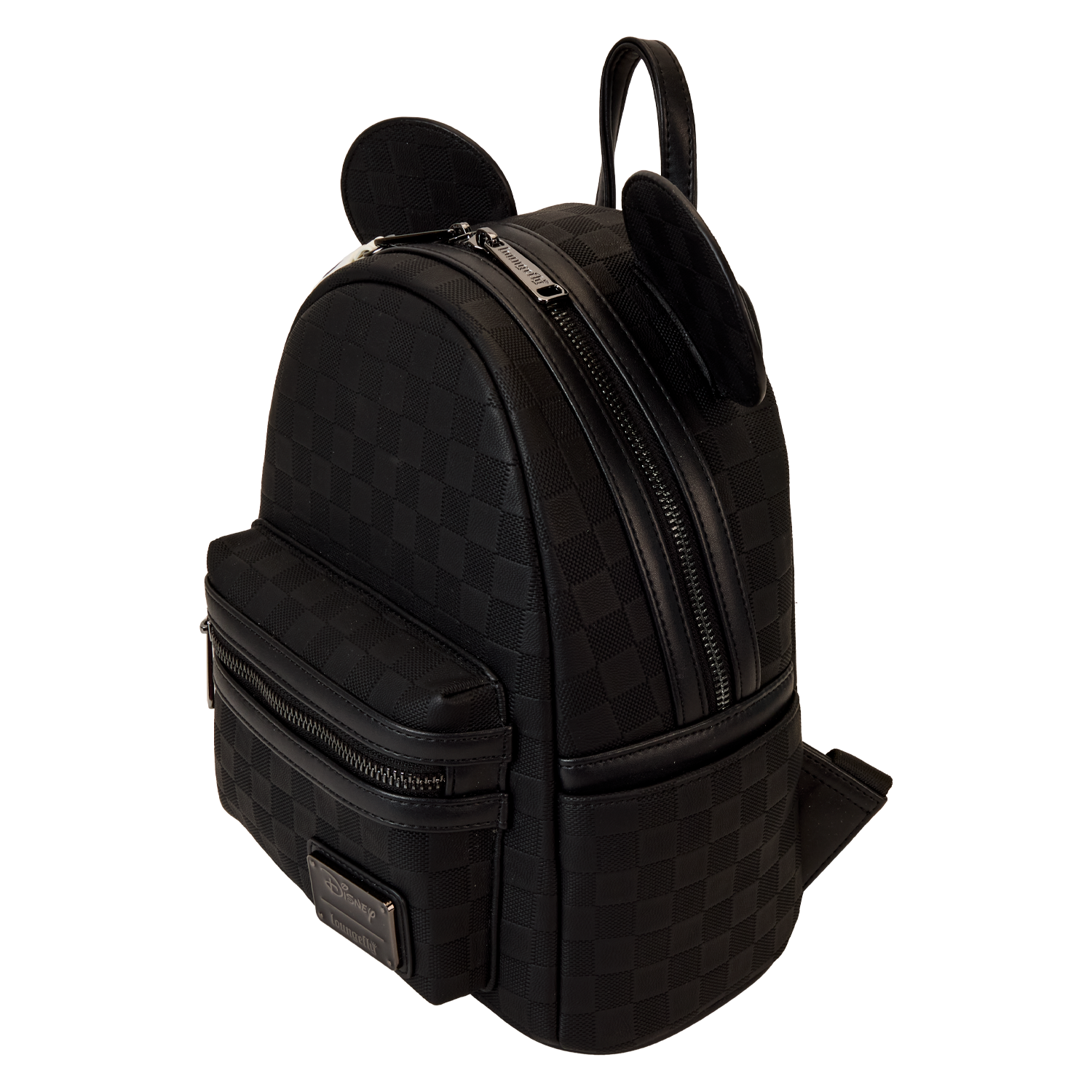 Disney Mickey Ear Checkerboard Mini Backpack - Loungefly official gallery view 4