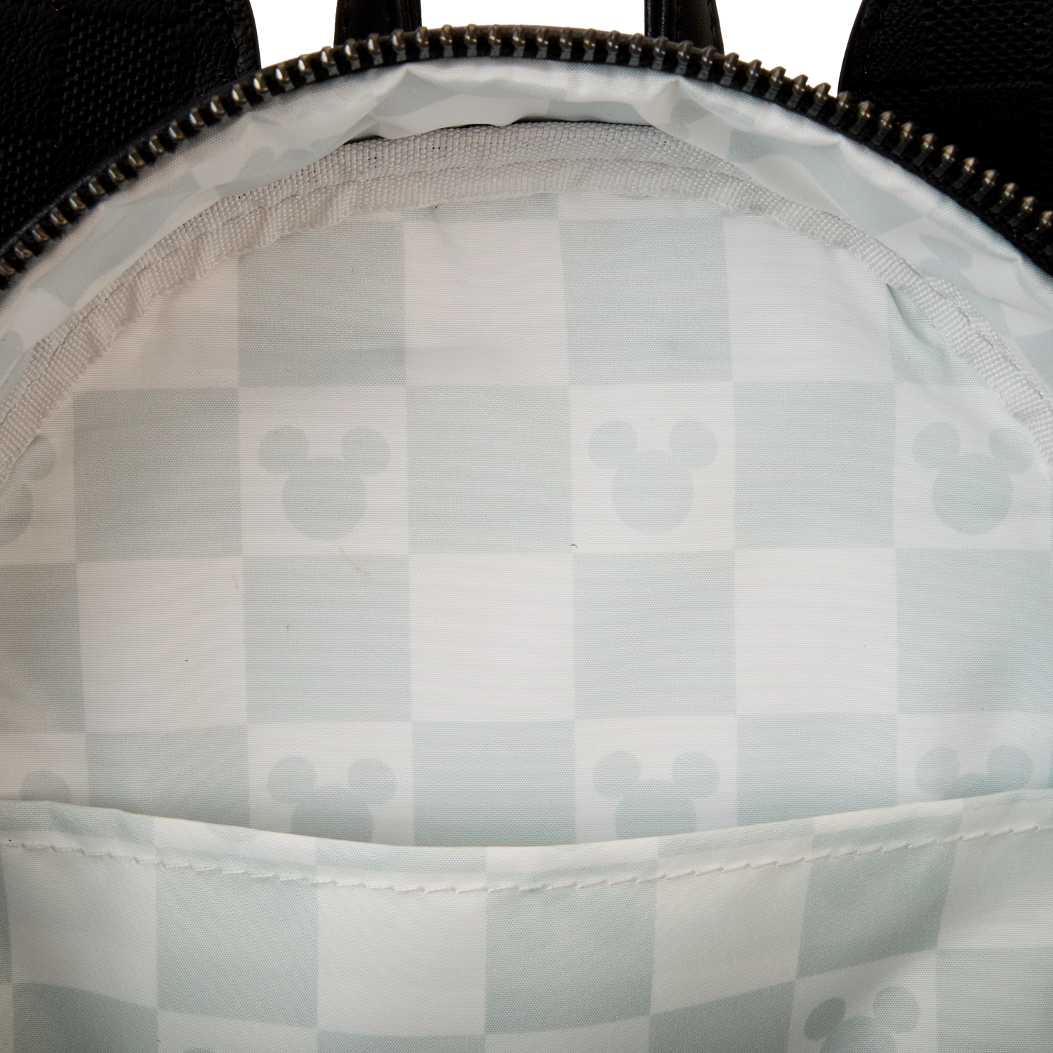 Disney Mickey Ear Checkerboard Mini Backpack - Loungefly official gallery view 7