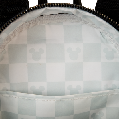Disney Mickey Ear Checkerboard Mini Backpack - Loungefly official gallery view 7