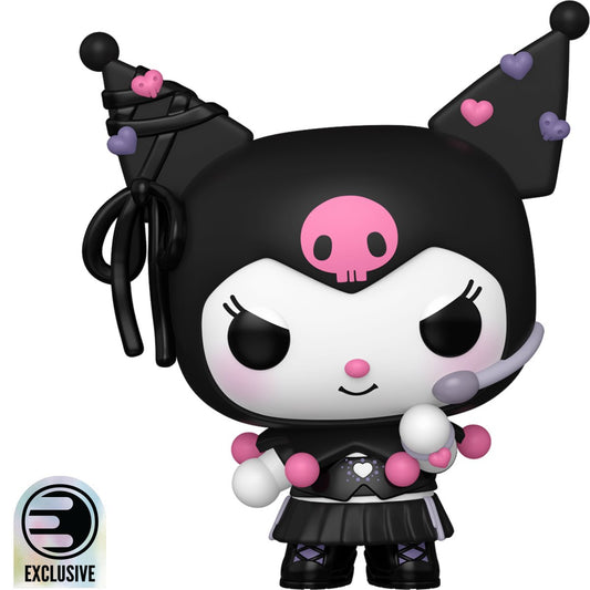 Hello Kitty and Friends Kuromi K-Pop Funko Pop! Vinyl Figure #143, Entertainment Earth Exclusive, unboxed front view