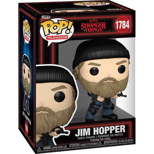 Stranger Things Season 5 Jim Hopper Funko Pop! Vinyl Figure #1784 official alternate product view