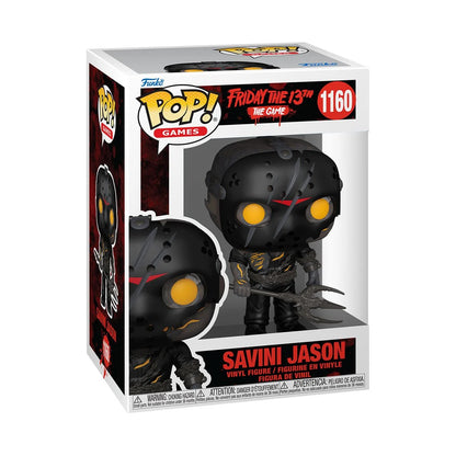 Friday the 13th: The Game Savini Jason Funko Pop! Games vinyl figure #1160 in front-facing window box packaging