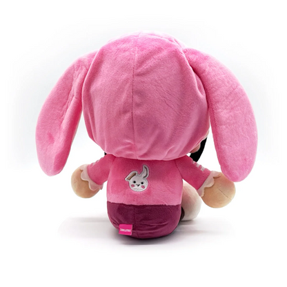 Dead by Daylight Feng Min 9-Inch Youtooz Plush rear view with bunny hood detail