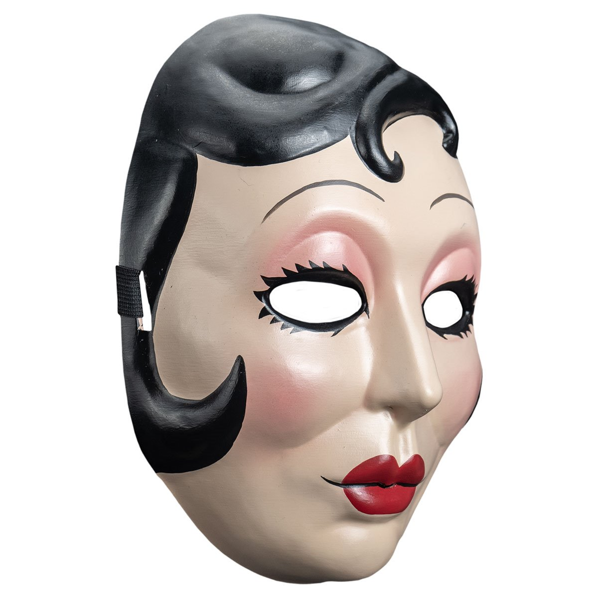 The Strangers: Chapter 1 Pin-Up Injection Mask - Side profile showing the high-quality injection-molded plastic