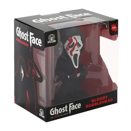 Ghost Face Bloody Bobblehead boxed product view